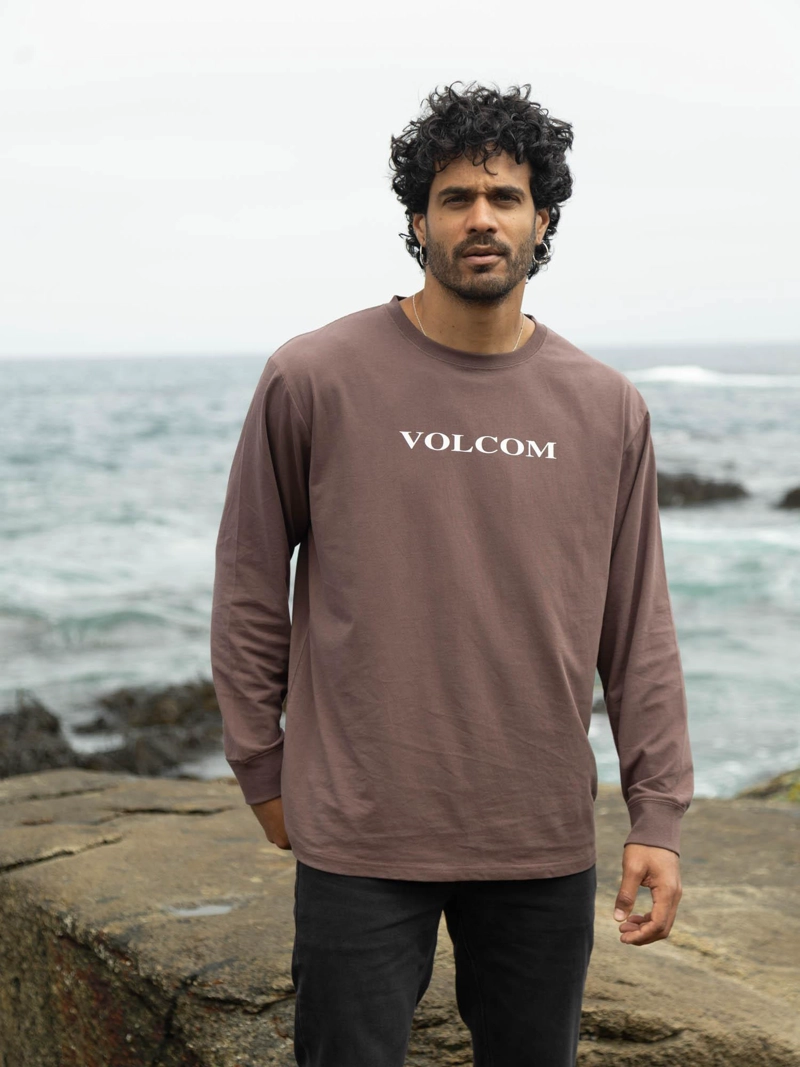 POLERA ML VLC STONE CAFE  HOMBRE VOLCOM - 1