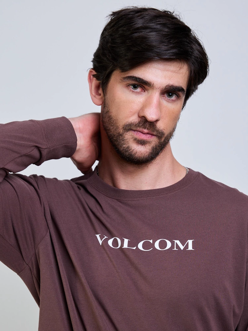 POLERA ML VLC STONE CAFE  HOMBRE VOLCOM - 4