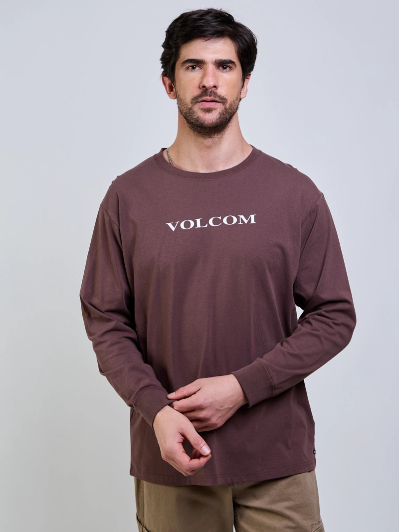 POLERA ML VLC STONE CAFE  HOMBRE VOLCOM - 5