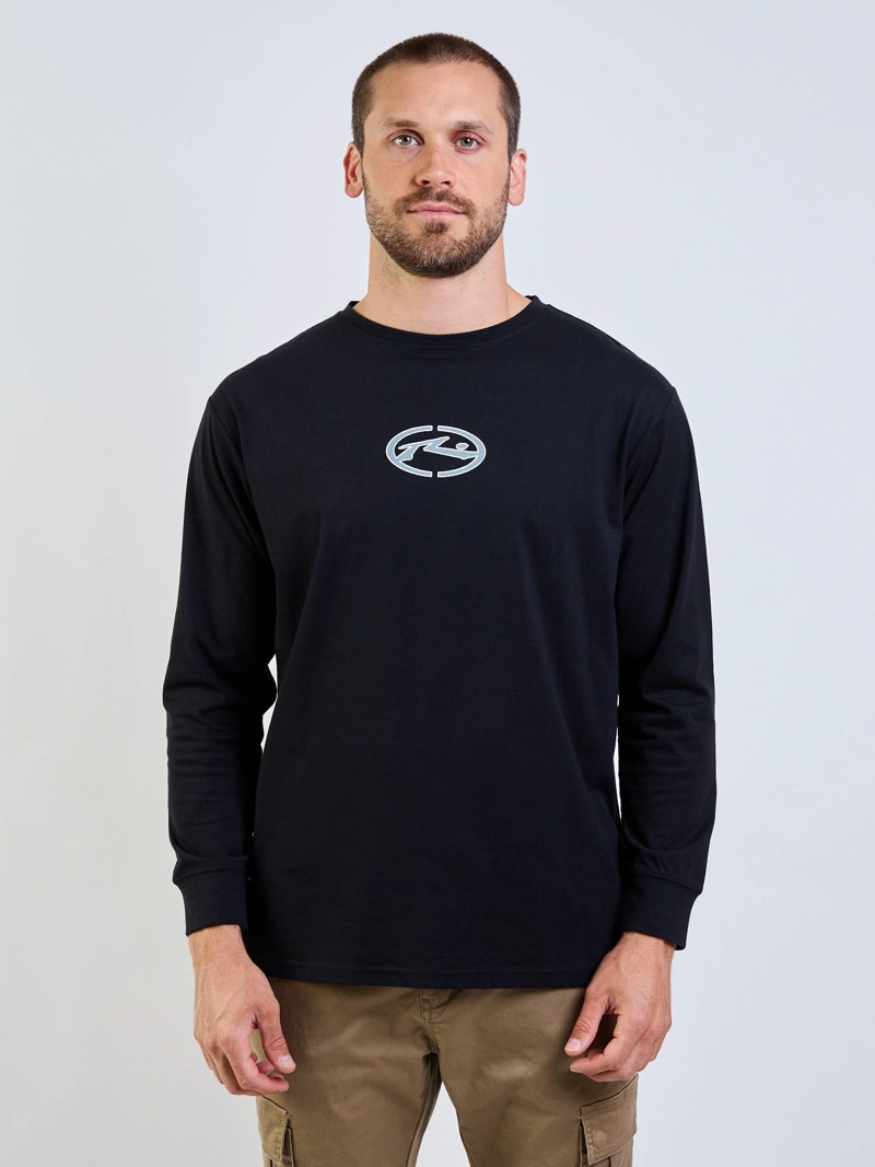 POLERA ML RUSTY TARGET NEGRO HOMBRE RUSTY - 1