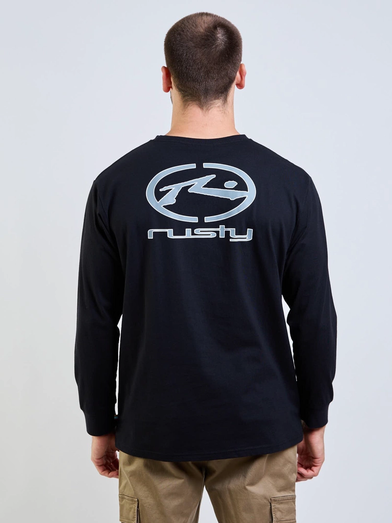 POLERA ML RUSTY TARGET NEGRO HOMBRE RUSTY - 2