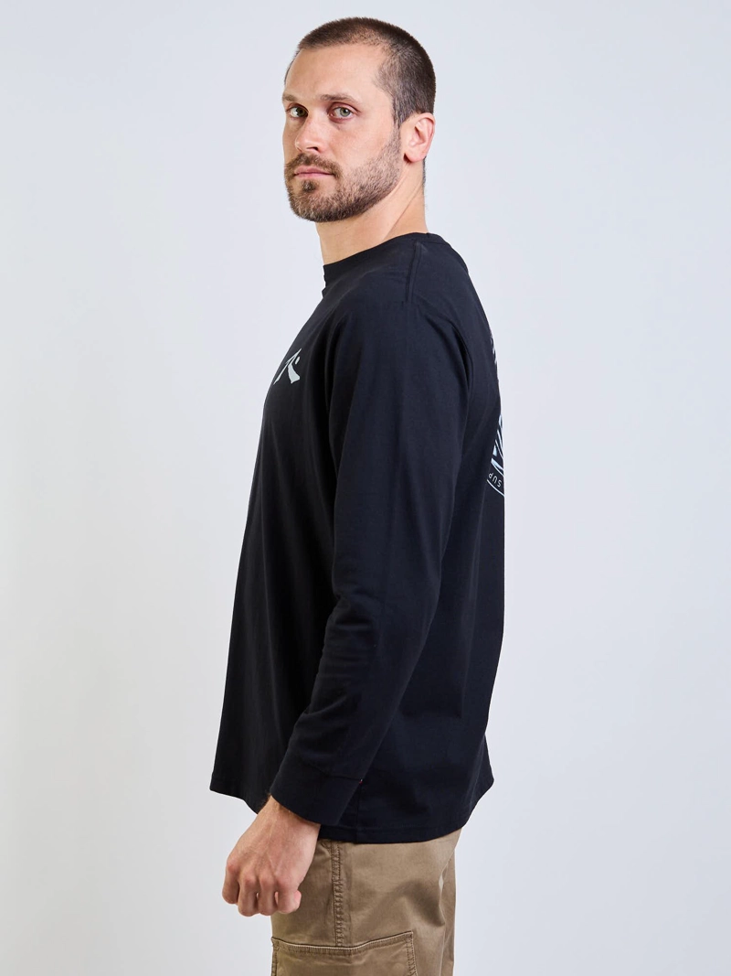 POLERA ML SPACE LAVA NEGRO HOMBRE RUSTY - 3
