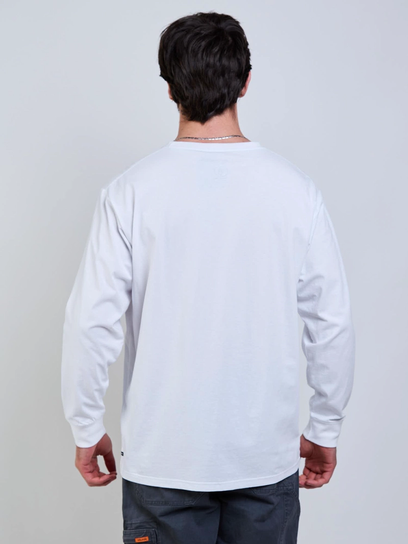 POLERA ML VLC STONE BLANCO HOMBRE VOLCOM - 2