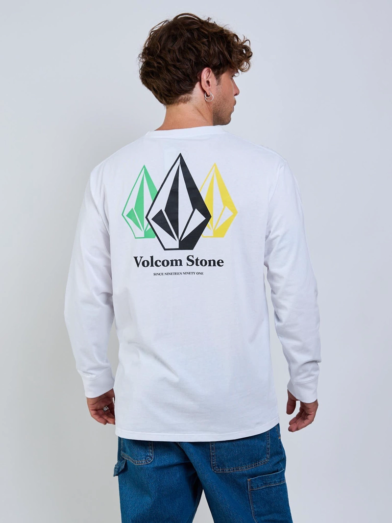 POLERA ML ICY EYES BLANCO HOMBRE VOLCOM - 2