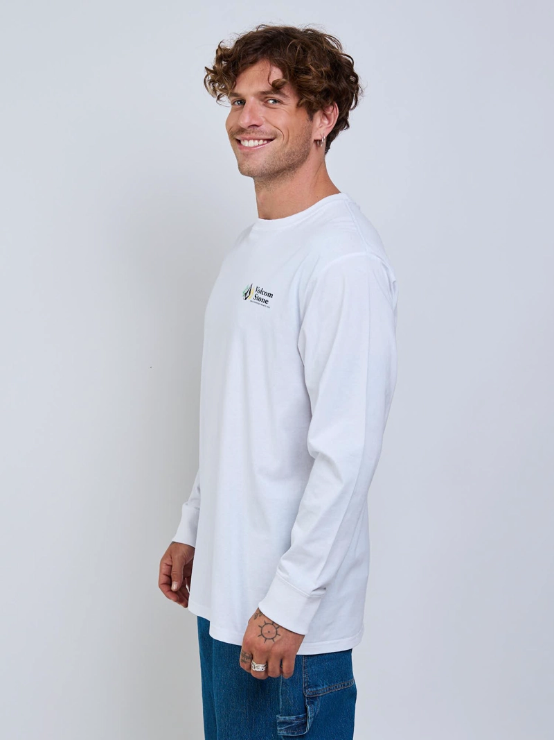 POLERA ML ICY EYES BLANCO HOMBRE VOLCOM - 3