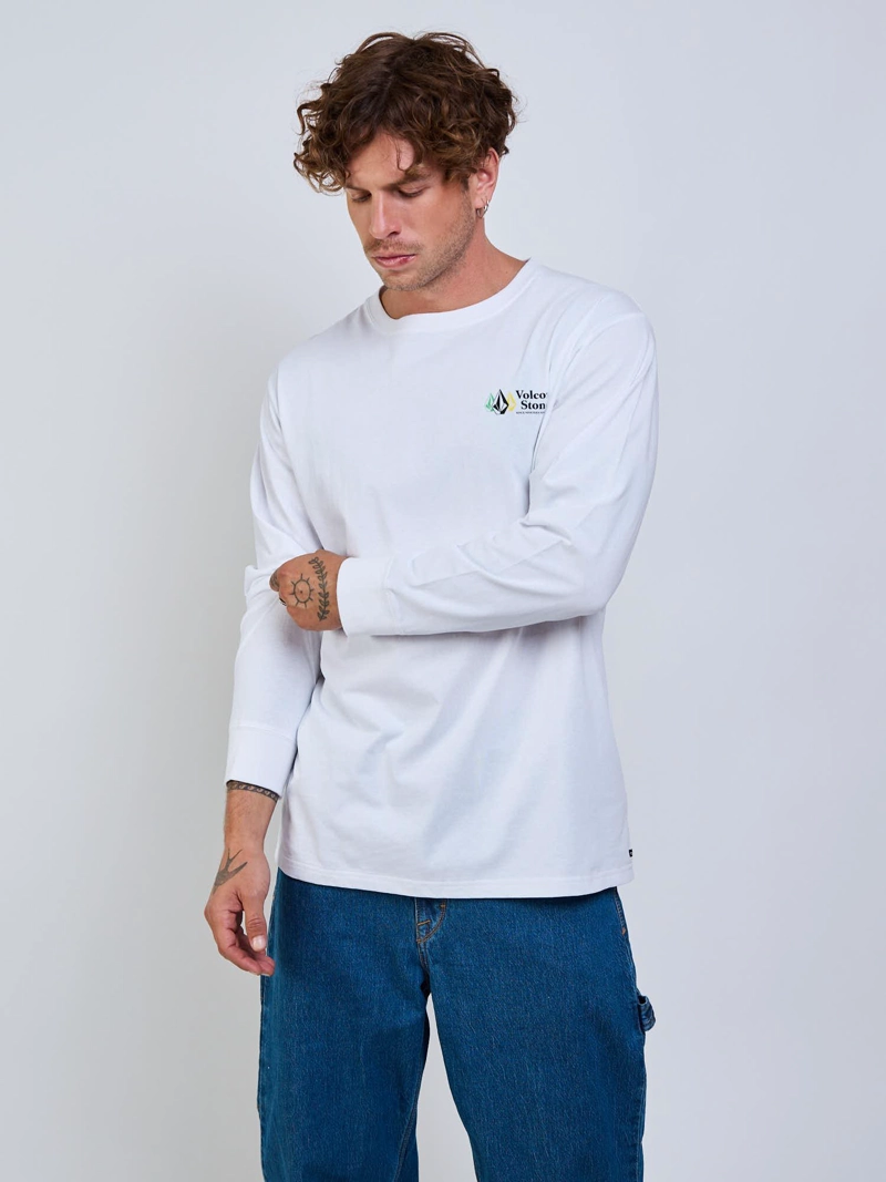 POLERA ML ICY EYES BLANCO HOMBRE VOLCOM - 6