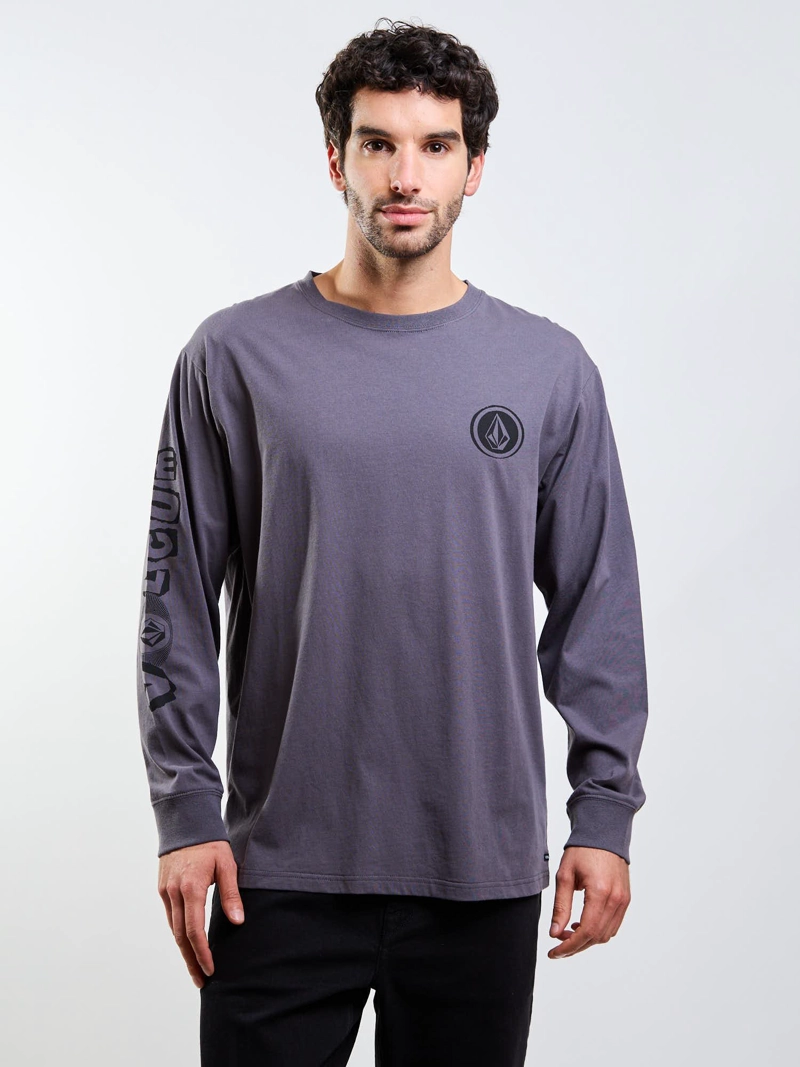 POLERA ML POVJ GRIS HOMBRE VOLCOM - 1