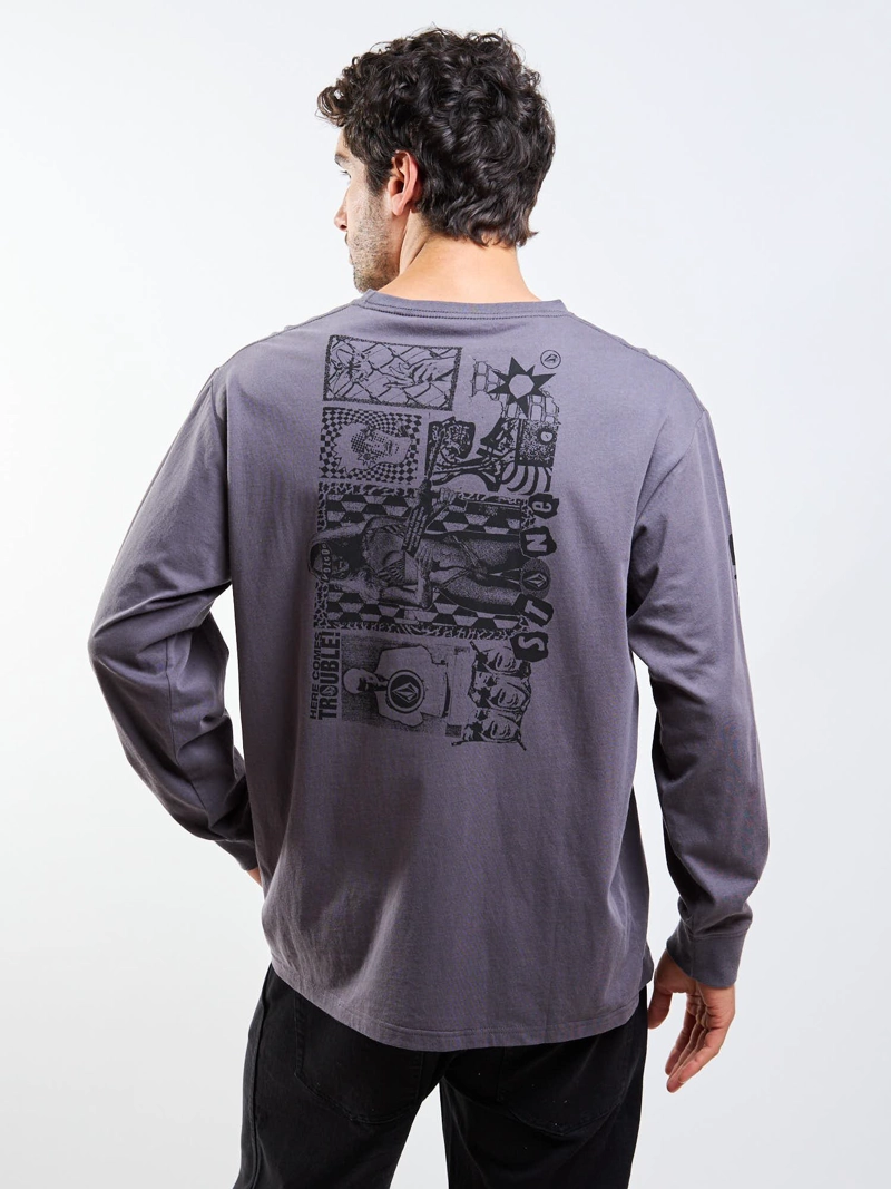 POLERA ML POVJ GRIS HOMBRE VOLCOM - 2