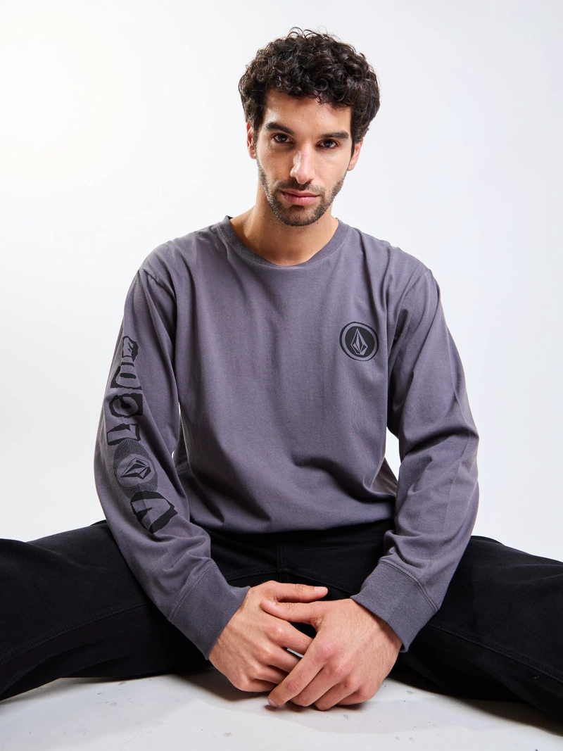 POLERA ML POVJ GRIS HOMBRE VOLCOM - 6