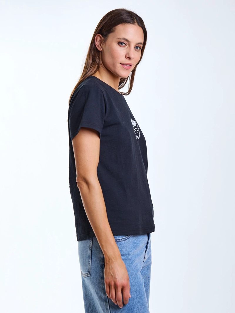 POLERA MC NIVA NEGRO MUJER MAUI AND SONS - 3