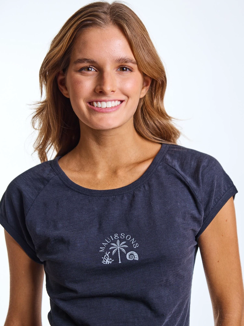POLERA MC SORE NEGRO MUJER MAUI AND SONS - 4