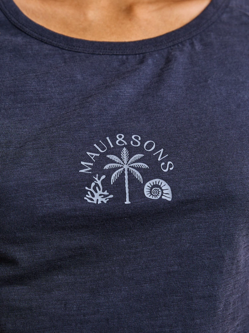 POLERA MC SORE NEGRO MUJER MAUI AND SONS - 5
