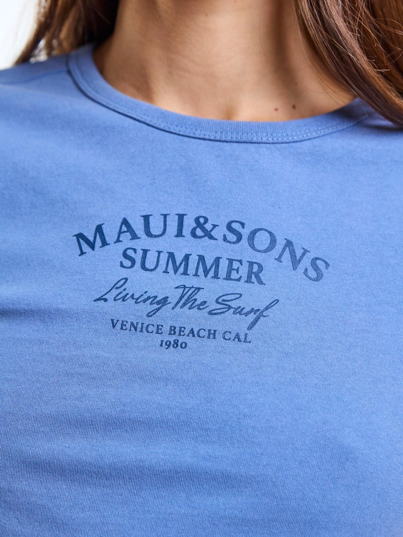 POLERA MC CALA AZUL MUJER MAUI AND SONS - 5