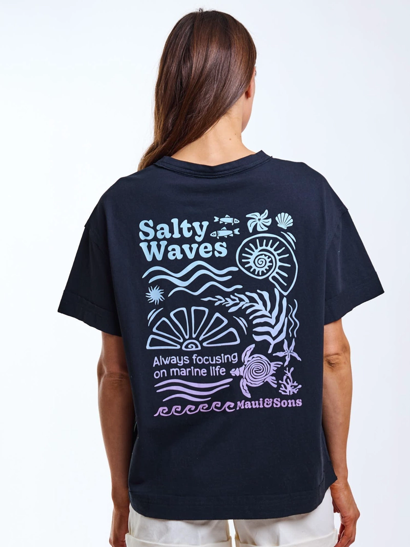 POLERA MC BRIA NEGRO MUJER MAUI AND SONS - 2