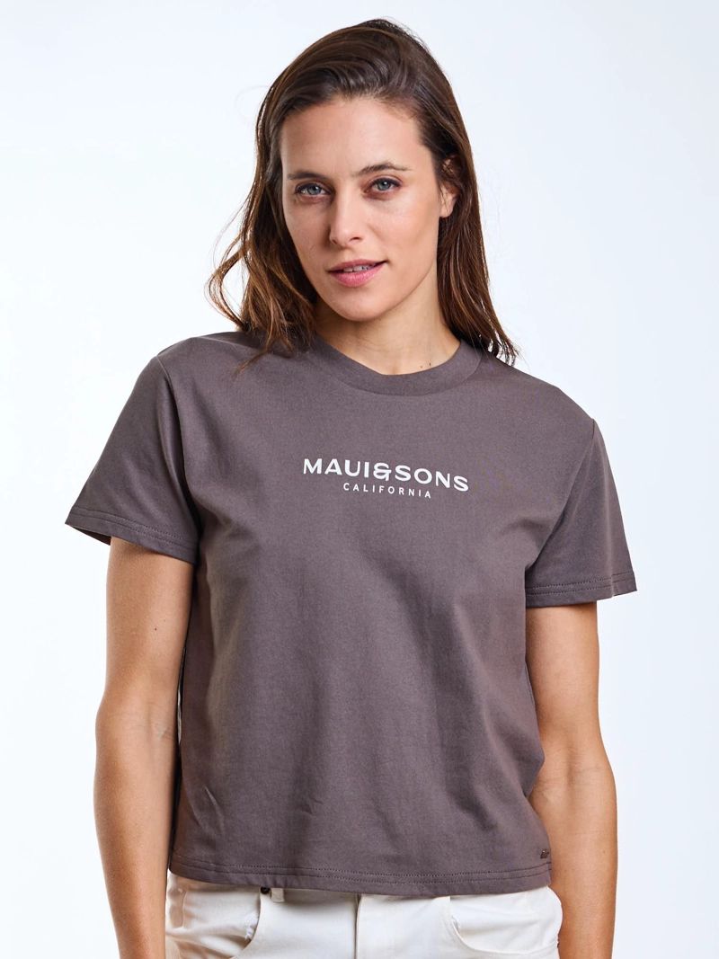 POLERA MC RHEA CAFE  MUJER MAUI AND SONS - 1