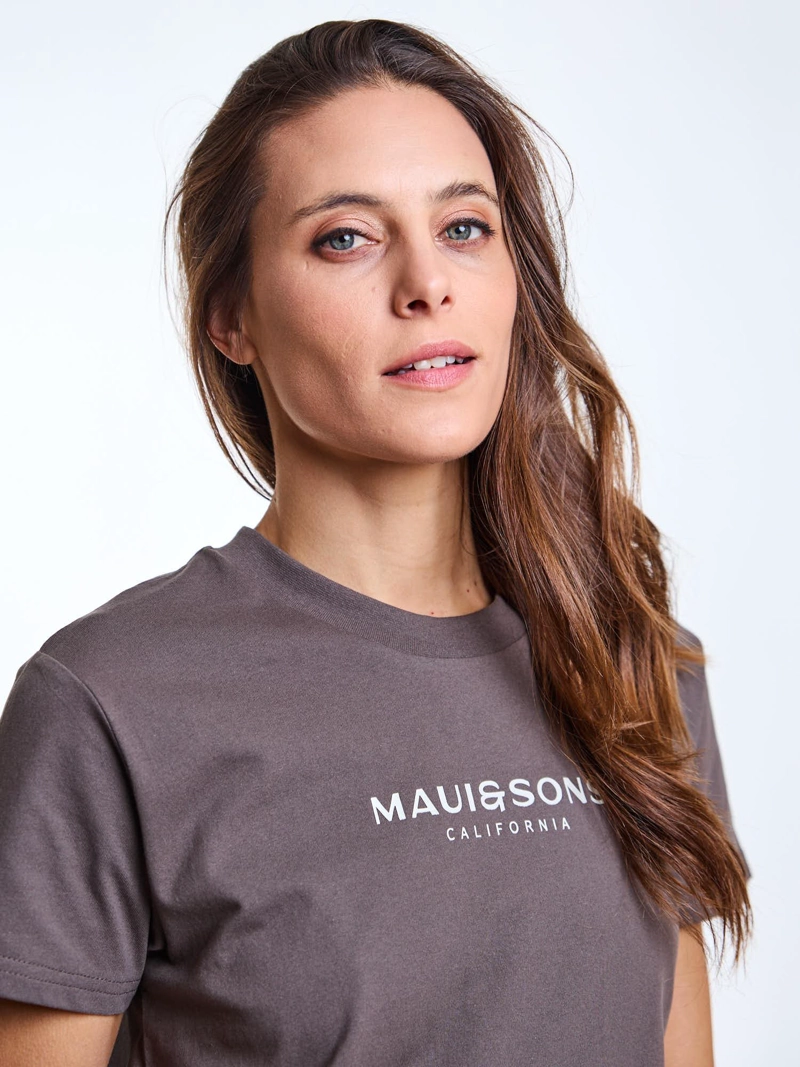 POLERA MC RHEA CAFE  MUJER MAUI AND SONS - 4