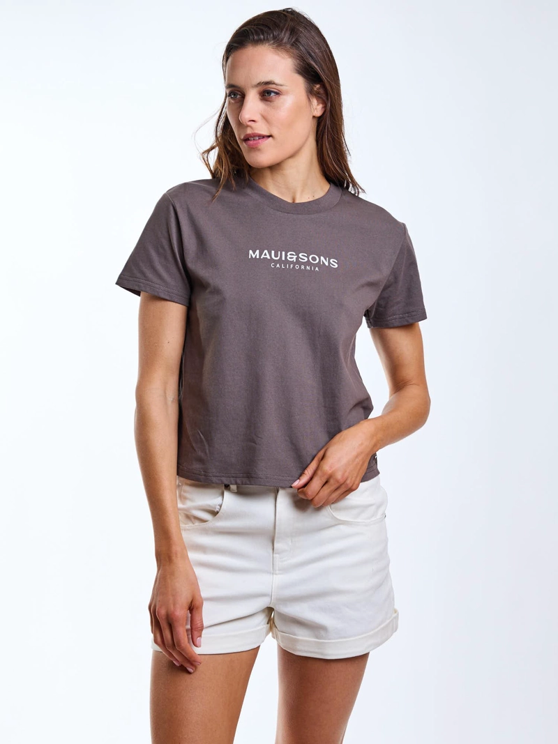 POLERA MC RHEA CAFE  MUJER MAUI AND SONS - 6