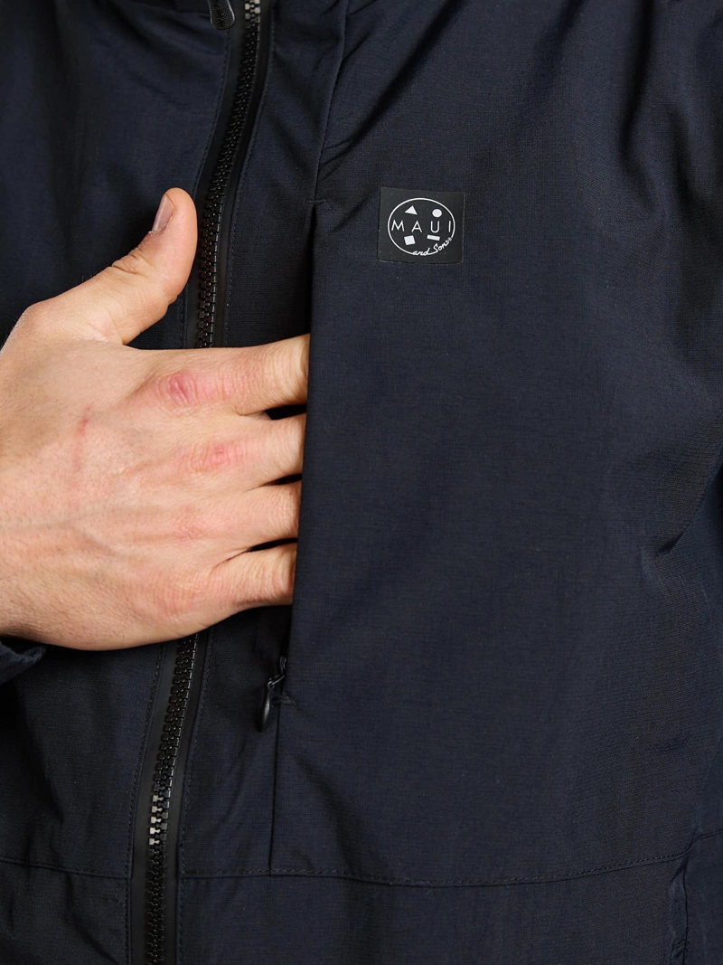 CORTAVIENTO WAVE NEGRO HOMBRE MAUI AND SONS - 4