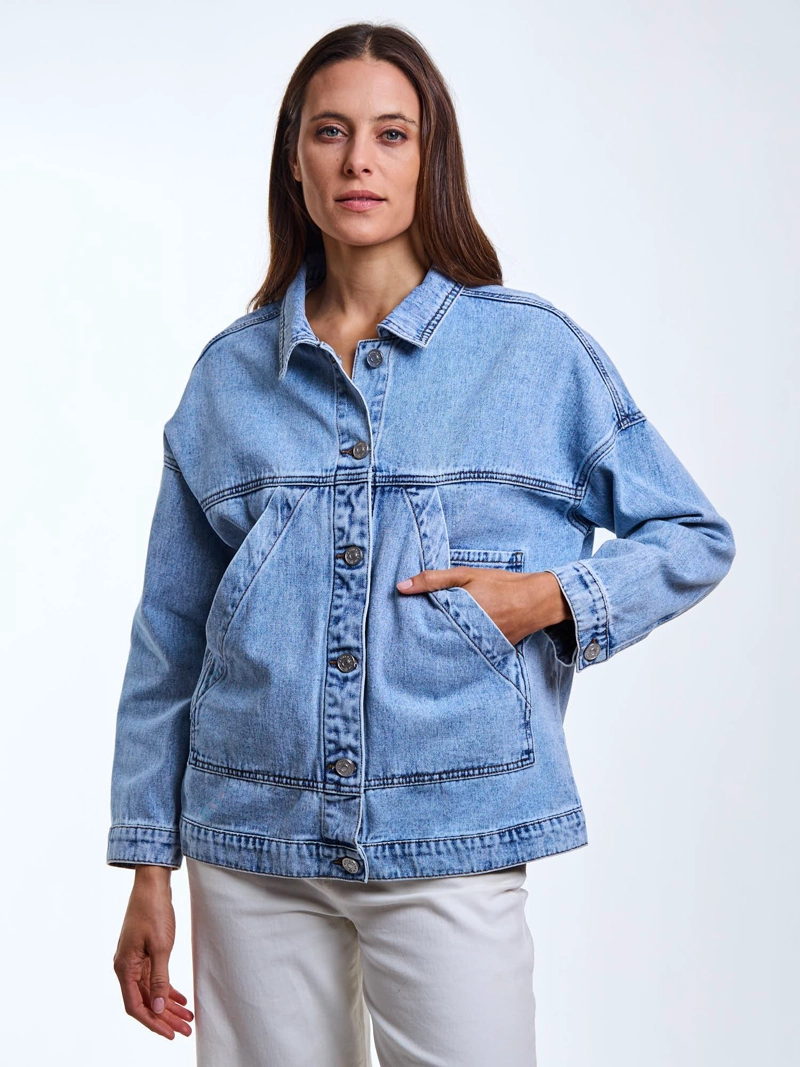 JACKET ALOHA CELESTE MUJER MAUI AND SONS - 1