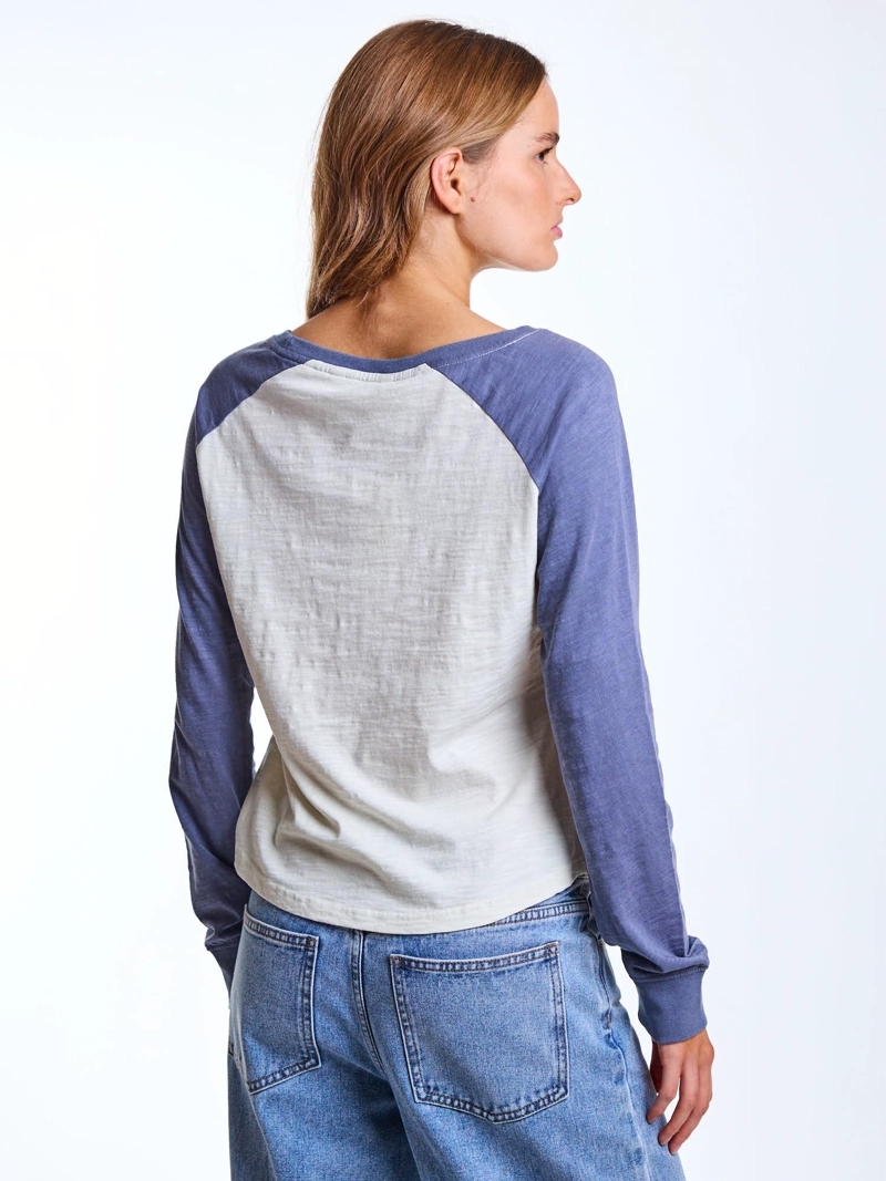 POLERA ML SOLA CELESTE MUJER MAUI AND SONS - 2