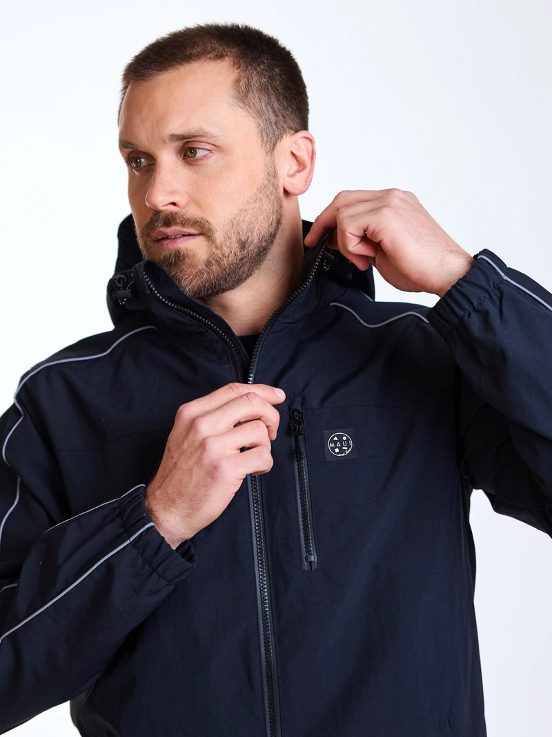 CORTAVIENTO CORAL NEGRO HOMBRE MAUI AND SONS - 4