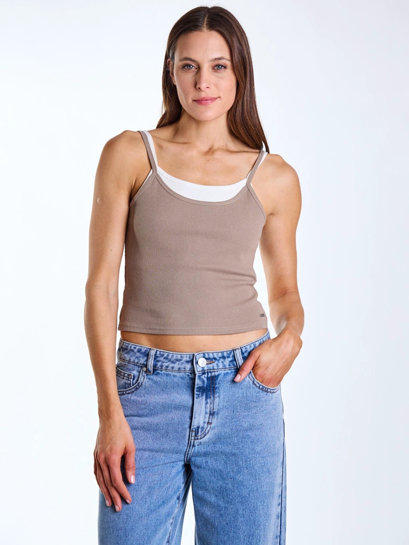 POLERA SM NARA CAFE MUJER MAUI AND SONS - 6