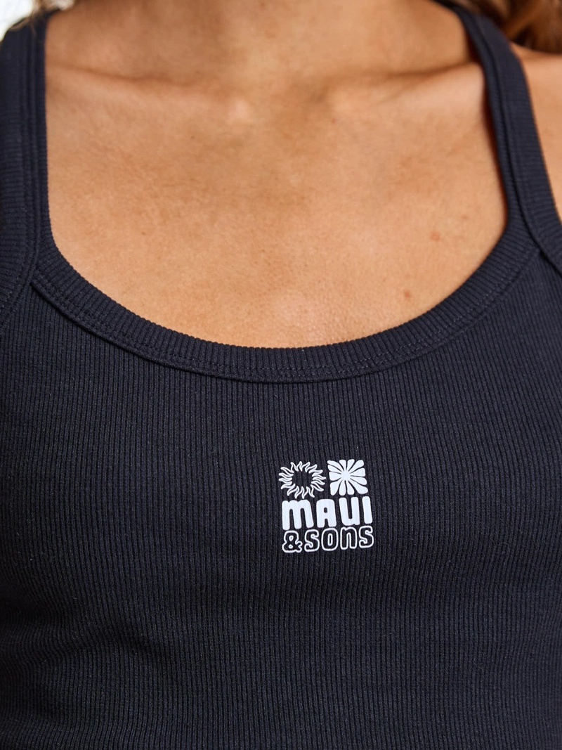 POLERA SM SIENNA NEGRO MUJER MAUI AND SONS - 5