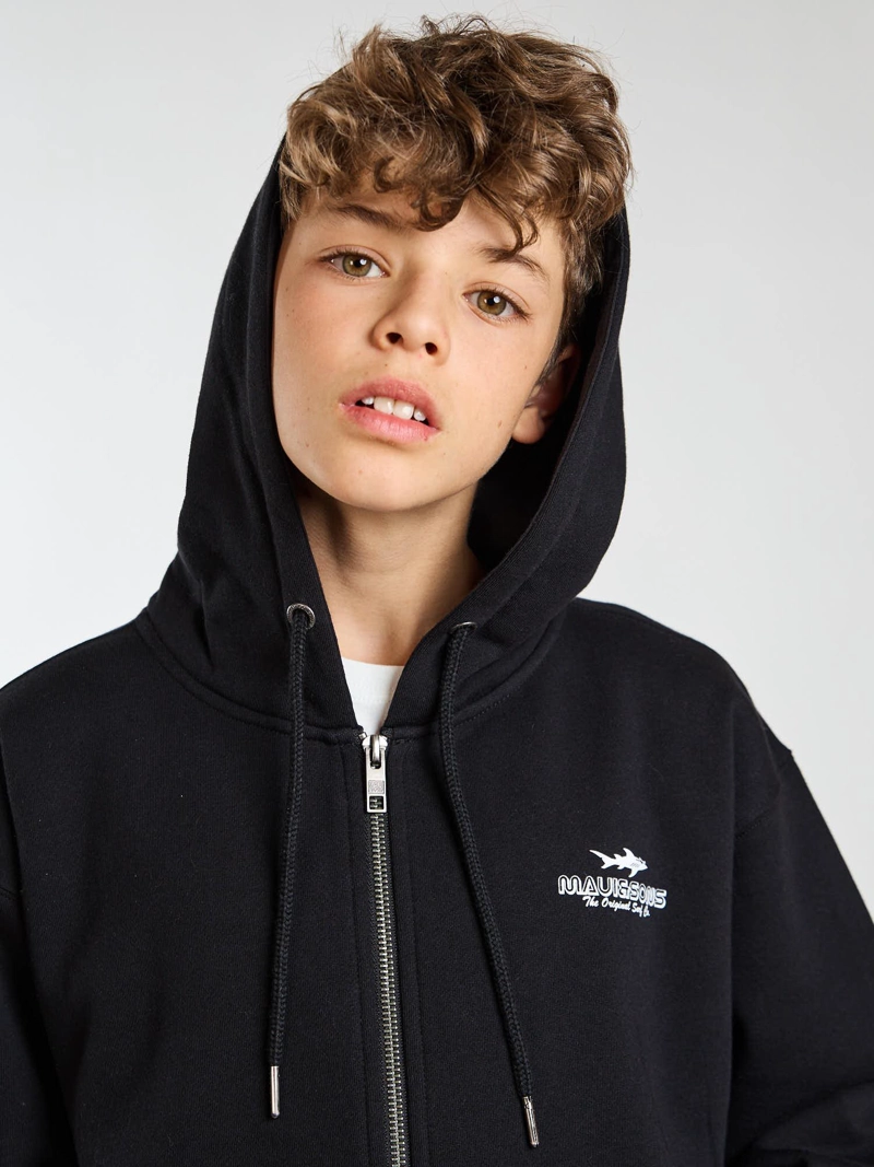POLERON FZ MAKANA NEGRO INFANTIL MAUI AND SONS - 5
