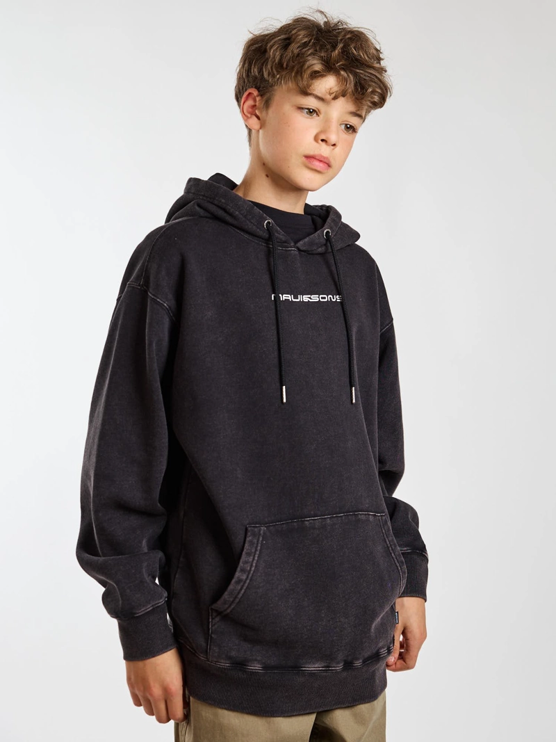 POLERON CANGURO TIKI NEGRO INFANTIL MAUI AND SONS - 6