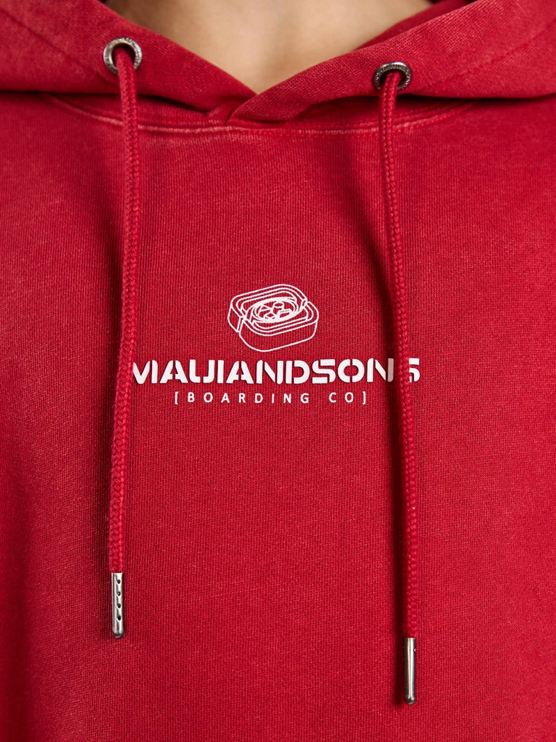 POLERON CANGURO KOKUA ROJO INFANTIL MAUI AND SONS - 5