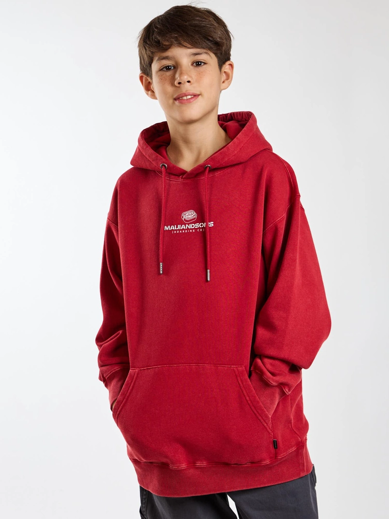 POLERON CANGURO KOKUA ROJO INFANTIL MAUI AND SONS - 6