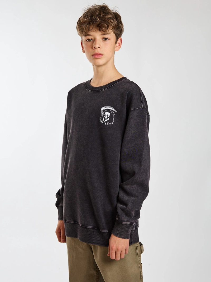 POLERON CR OHANA NEGRO INFANTIL MAUI AND SONS - 7