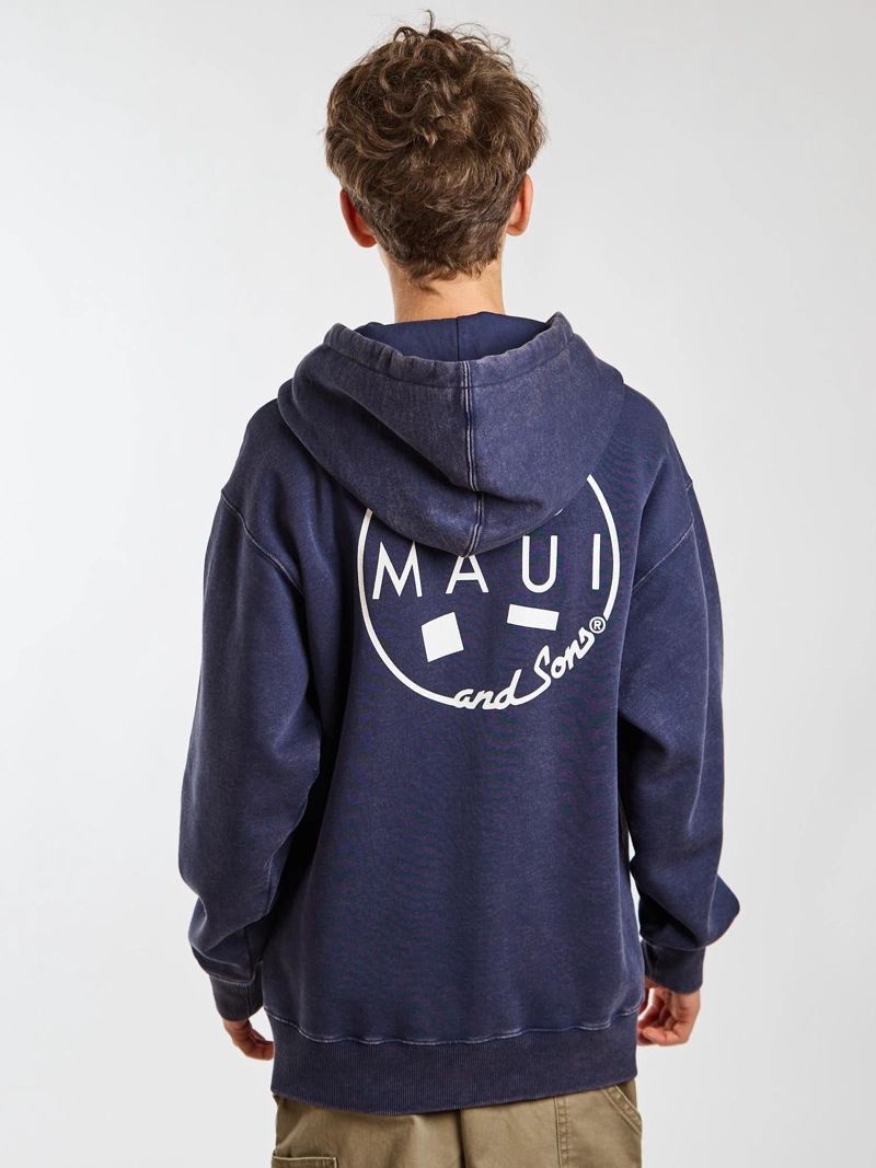 POLERON FZ PALI AZUL INFANTIL MAUI AND SONS - 2