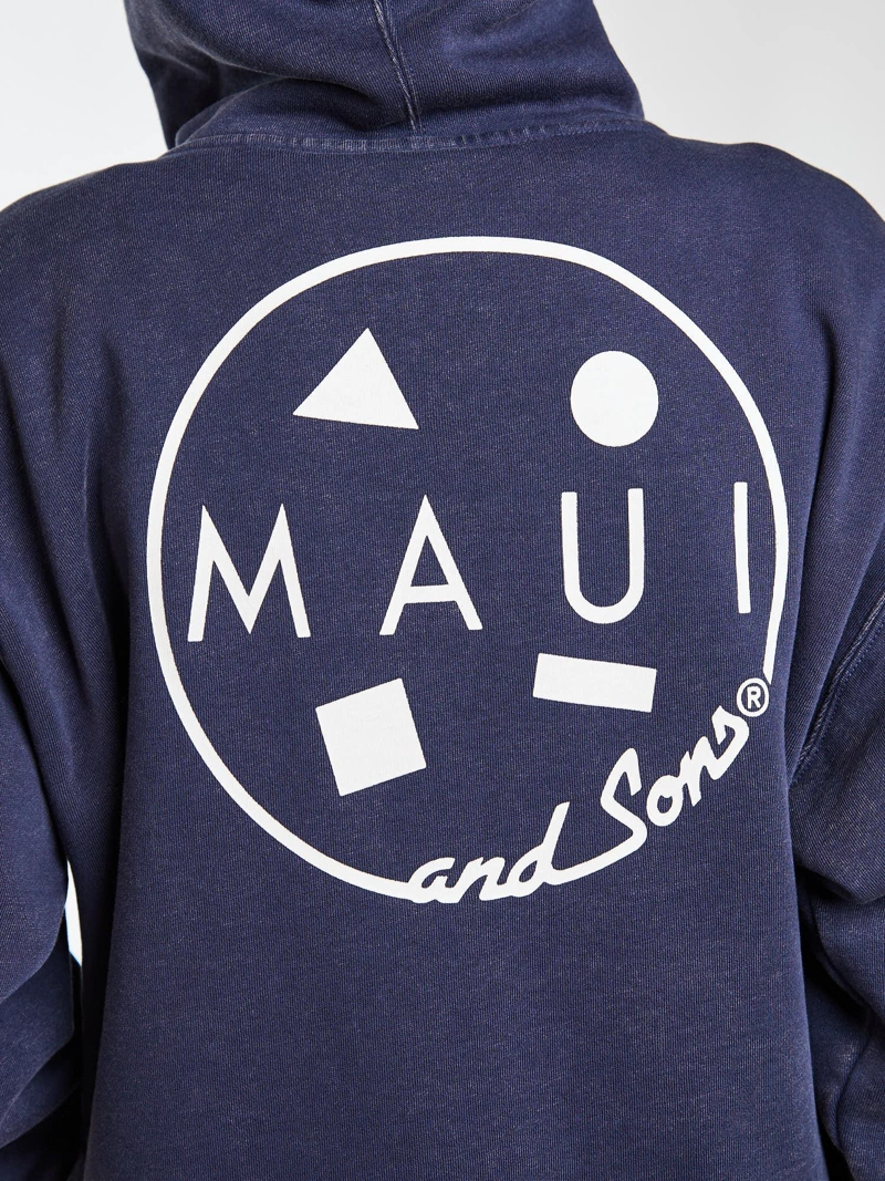 POLERON FZ PALI AZUL INFANTIL MAUI AND SONS - 4