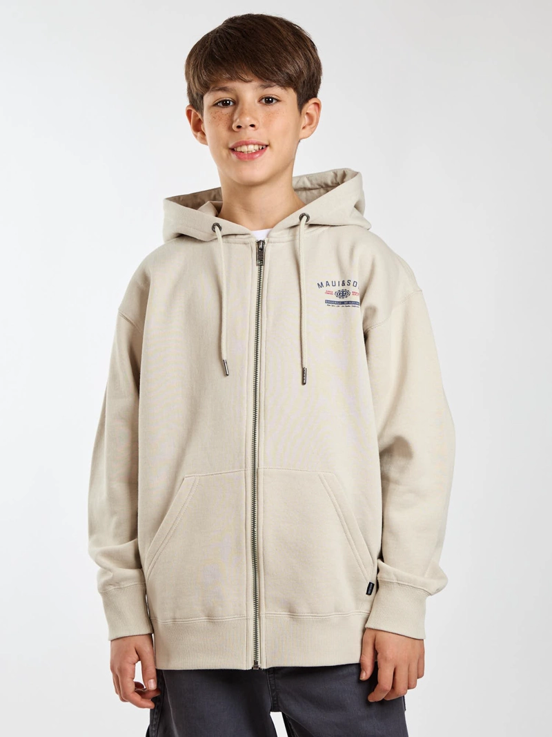 POLERON FZ HONU BLANCO INFANTIL MAUI AND SONS - 1
