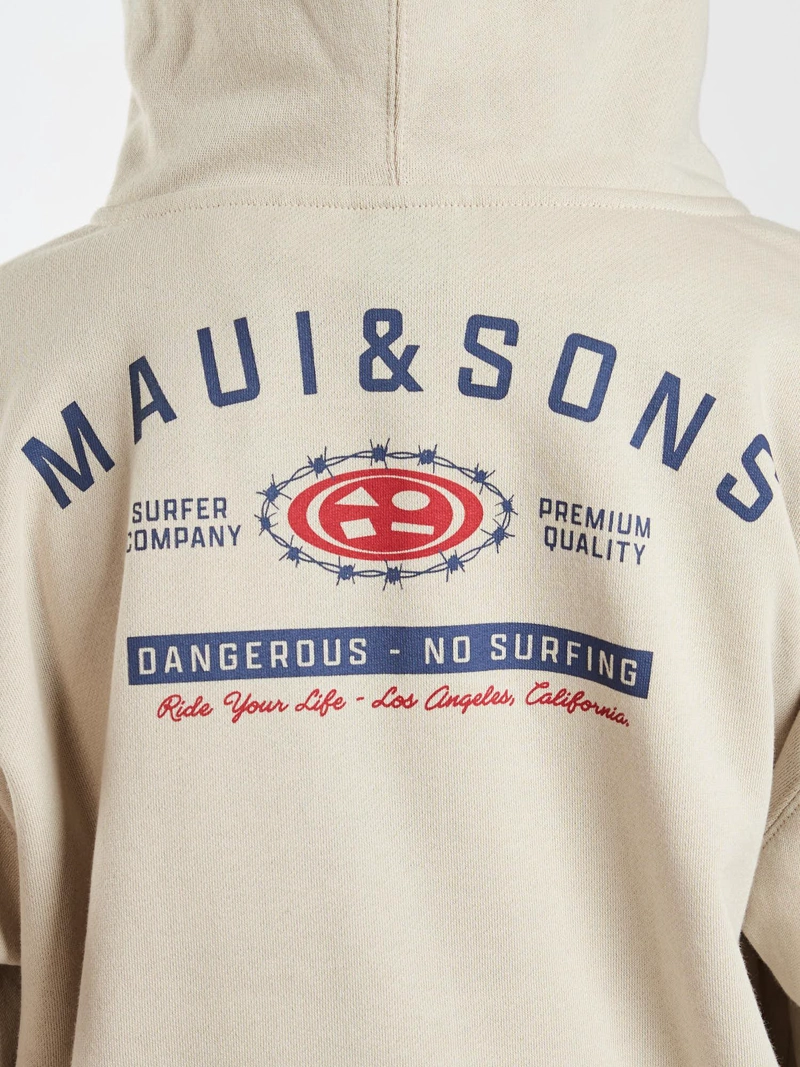 POLERON FZ HONU BLANCO INFANTIL MAUI AND SONS - 4
