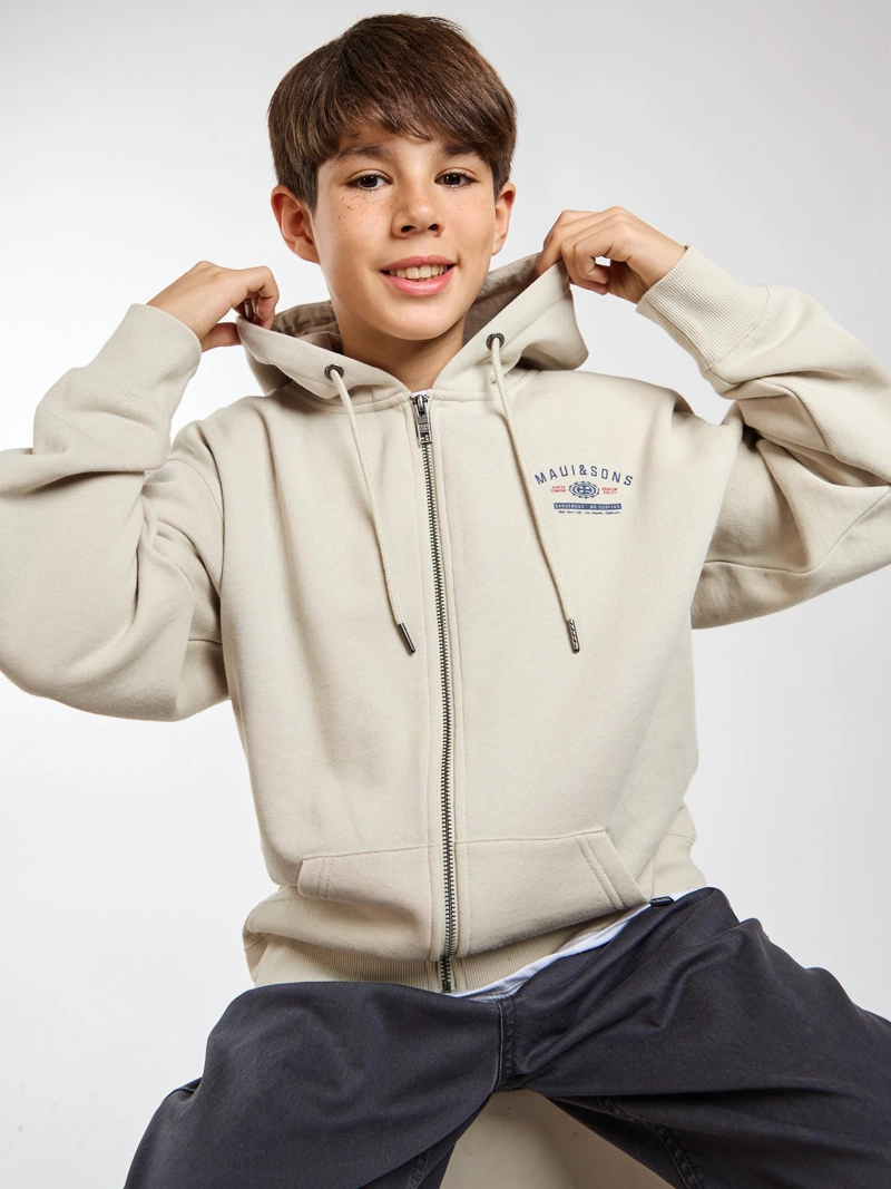 POLERON FZ HONU BLANCO INFANTIL MAUI AND SONS - 7