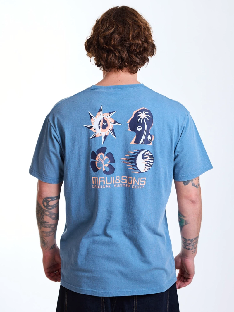 POLERA MC SUN CELESTE HOMBRE MAUI AND SONS - 2