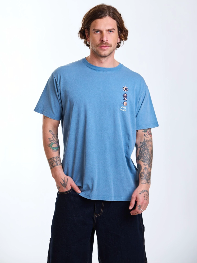 POLERA MC SUN CELESTE HOMBRE MAUI AND SONS - 7