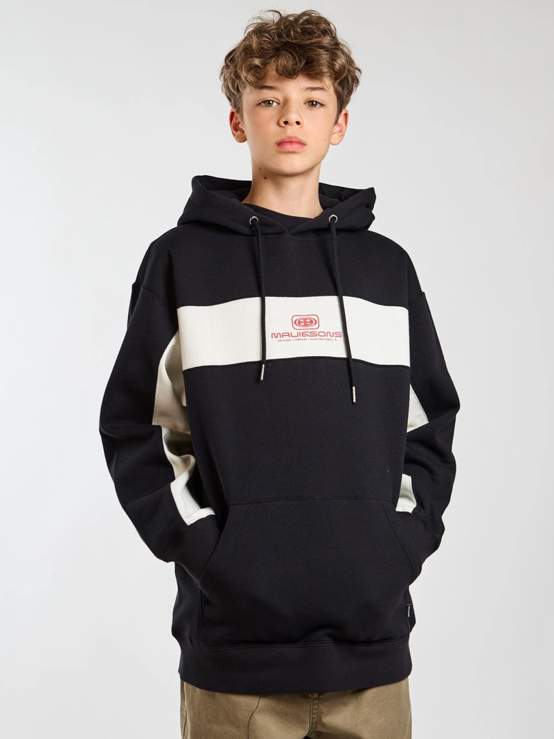 POLERON CANGURO PUKA NEGRO INFANTIL MAUI AND SONS - 1