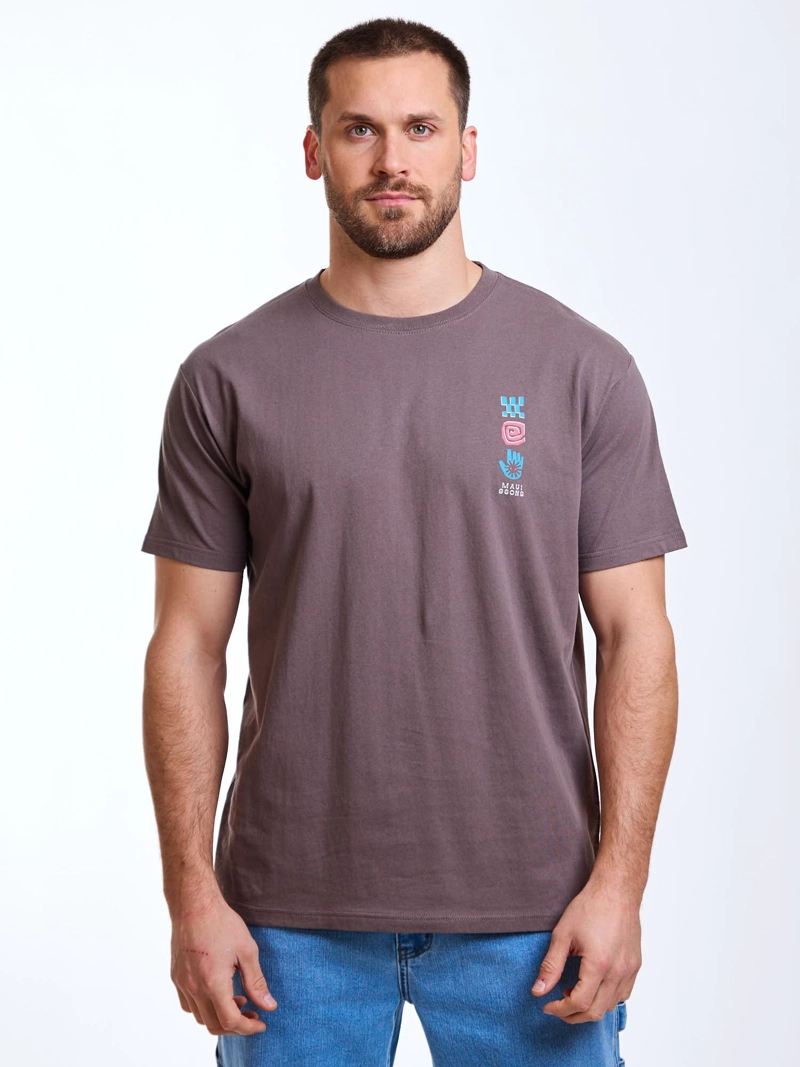 POLERA MC ALOHA CAFE  HOMBRE MAUI AND SONS - 1