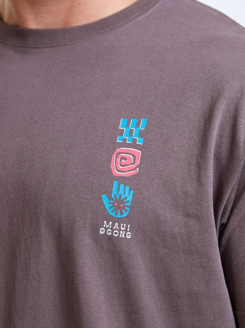 POLERA MC ALOHA CAFE  HOMBRE MAUI AND SONS - 6