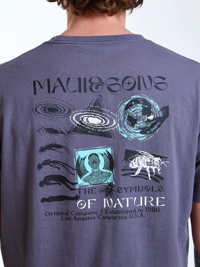 POLERA MC NATURE GRIS HOMBRE MAUI AND SONS - 4