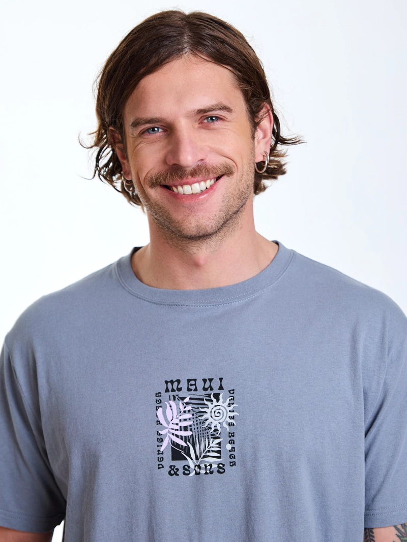 POLERA MC VENICE GRIS HOMBRE MAUI AND SONS - 5