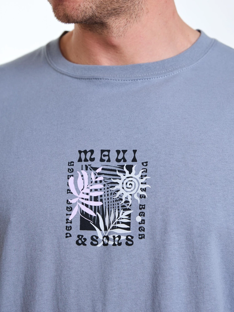 POLERA MC VENICE GRIS HOMBRE MAUI AND SONS - 6