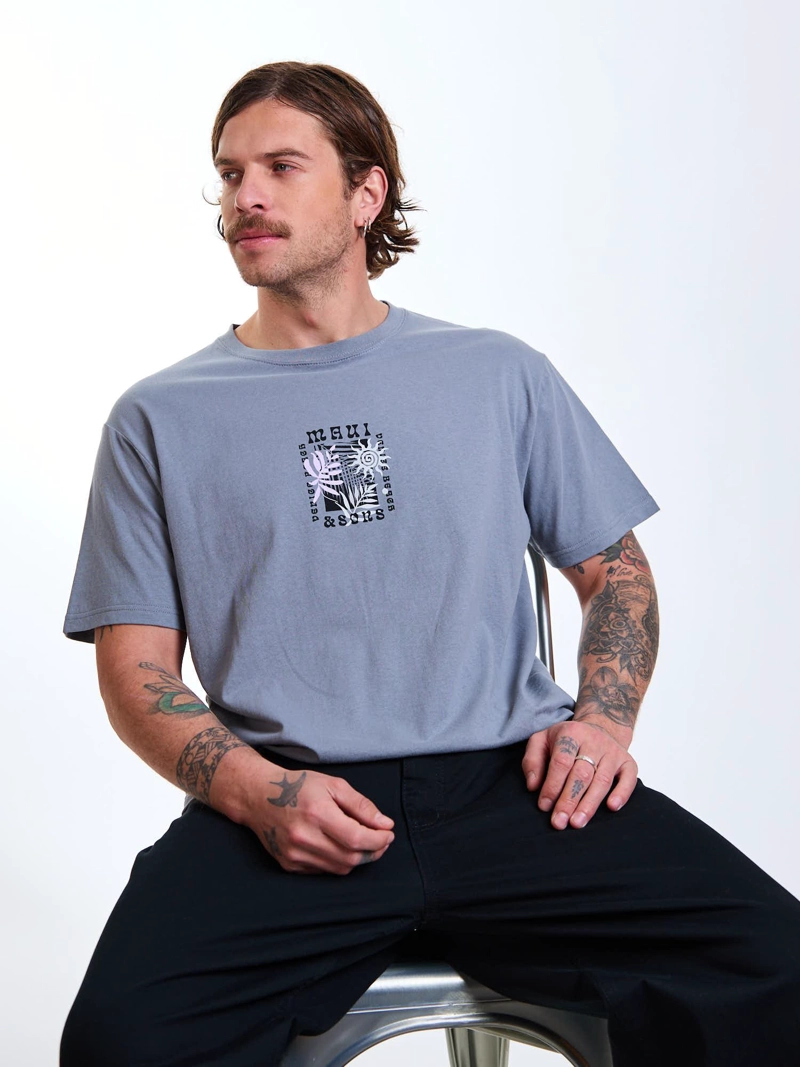 POLERA MC VENICE GRIS HOMBRE MAUI AND SONS - 8