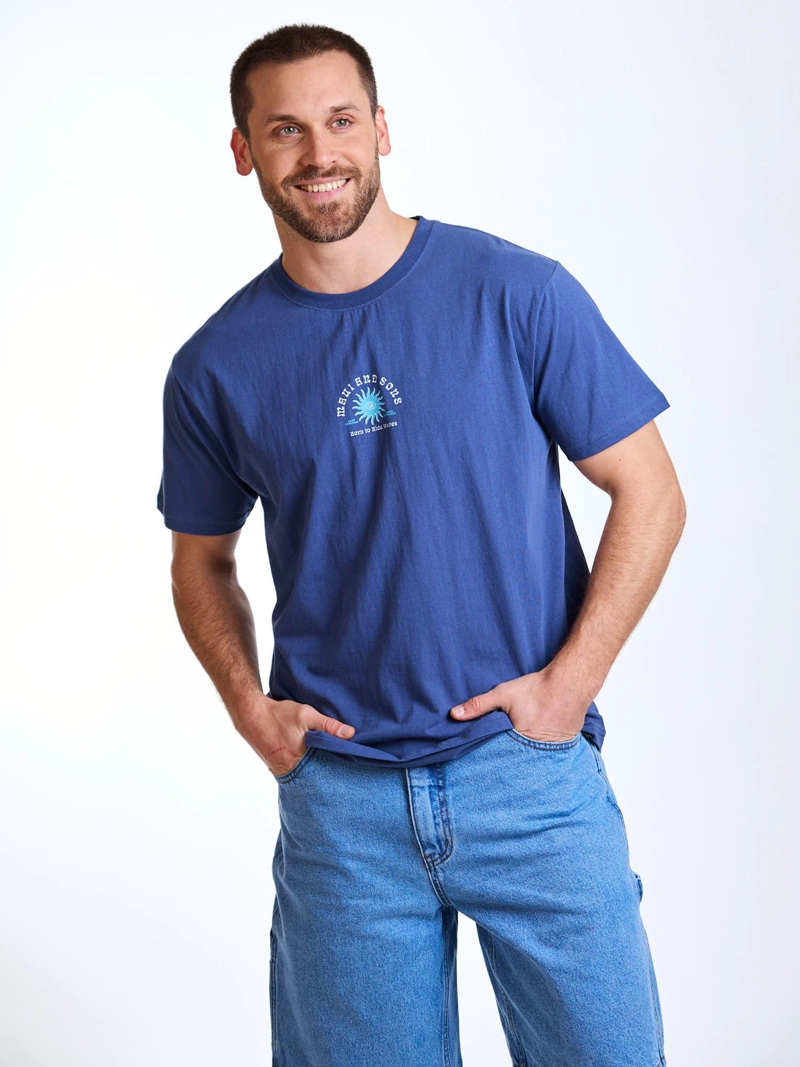POLERA MC WAVES AZUL HOMBRE MAUI AND SONS - 6