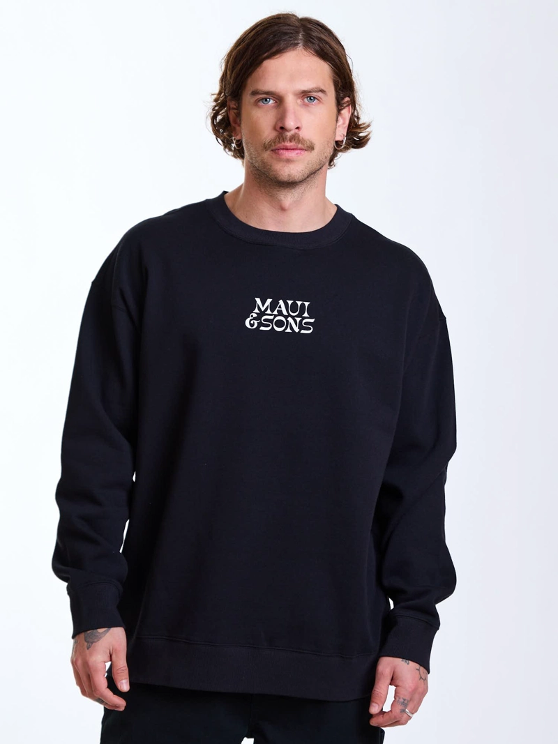 POLERON CR KAHUNA NEGRO HOMBRE MAUI AND SONS - 1