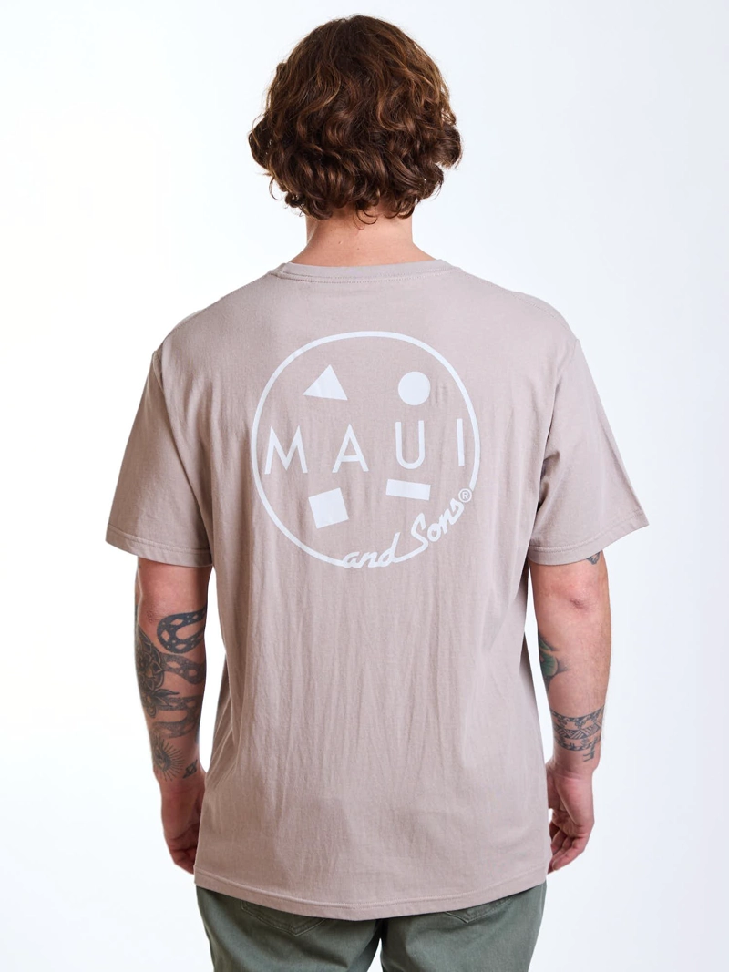 POLERA MC PALMS BEIGE HOMBRE MAUI AND SONS - 2
