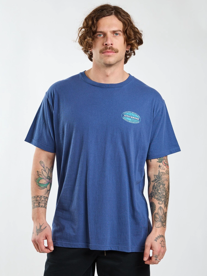 POLERA MC DRIFT AZUL HOMBRE MAUI AND SONS - 1
